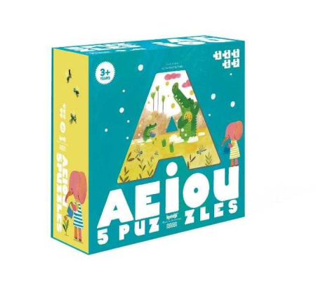 Jucarii 3-5 ani - Puzzle vocale Londji, AEIOU