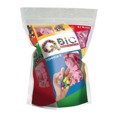 Noutati - Q-Bic - cuburi din spuma pentru constructii senzoriale, 20 g