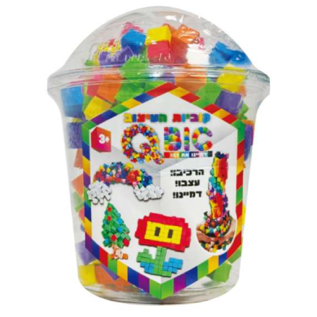 Noutati - Q-Bic - cuburi din spuma pentru constructii senzoriale, 30 g