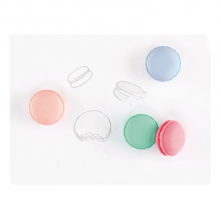 Radiere parfumate Le Macaron Patisserie- Set de 5 [5]