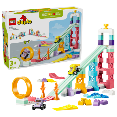 LEGO® - Rampe creative cu vehicule 3 în 1