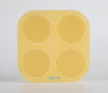 Recipient colapsibil din silicon stocare hrana 4 compartimente, 240 ml, U-Grow [2]