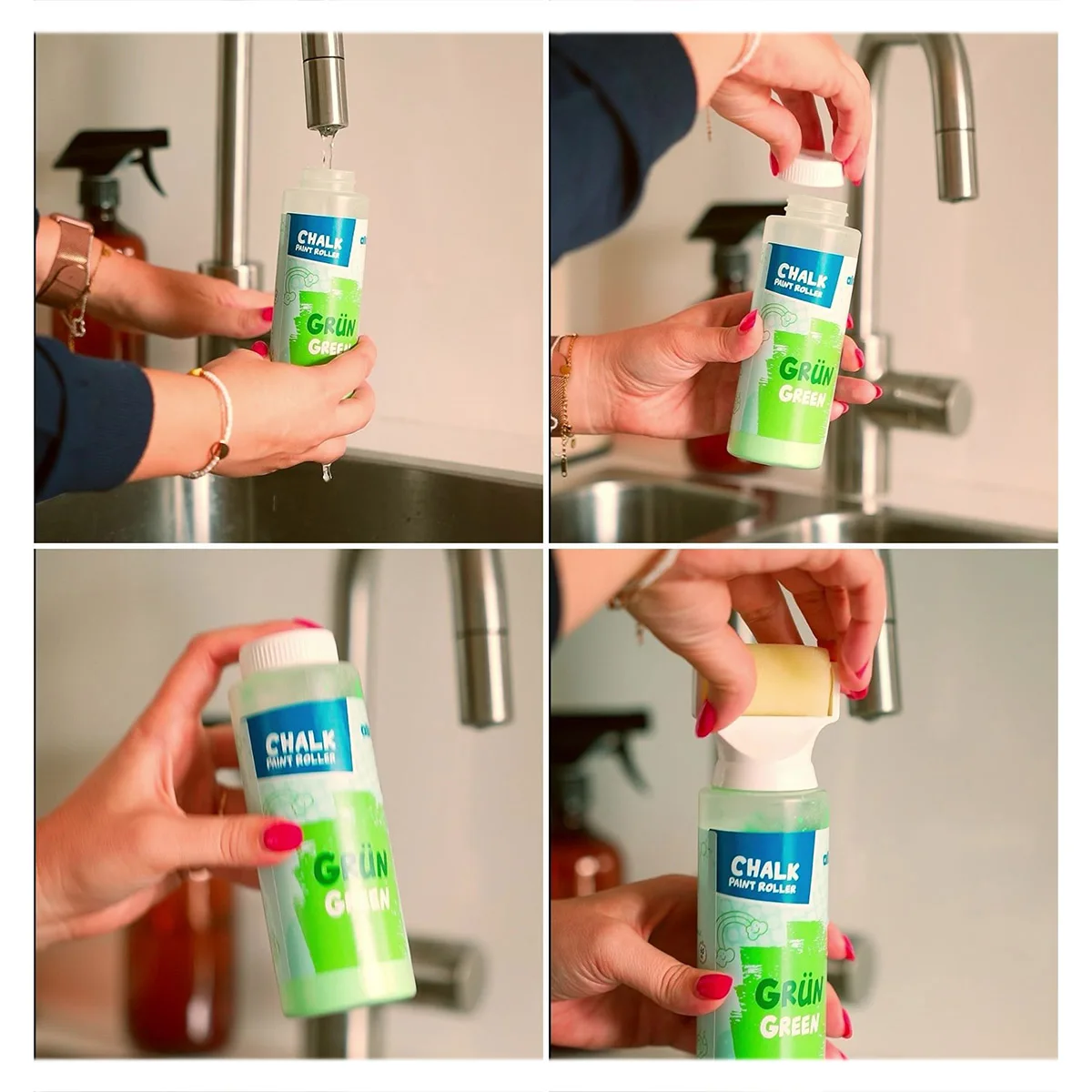 Role cu cretă lichidă pentru asfalt, set 3 buc., Allldoro [4]