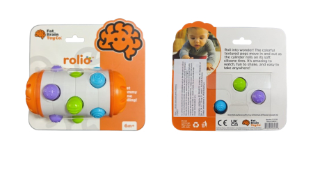 Rolio - Jucarie senzoriala tip cilindru cu butoane click-clack [5]