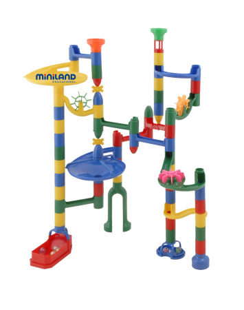 Roller coaster de construit Miniland 80 piese [1]