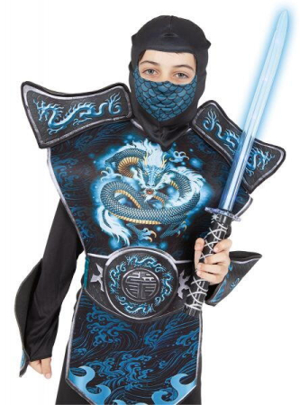 Costume Carnaval - Sabie Ninja cu sunete si lumini 58 cm