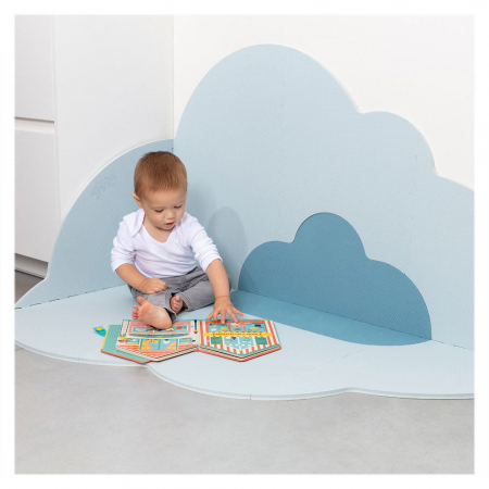 Saltea de joaca din spuma, Norisorul albastru, 175 cm [4]