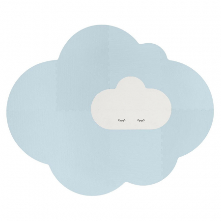 Saltea de joaca din spuma, Norisorul albastru, 175 cm [0]