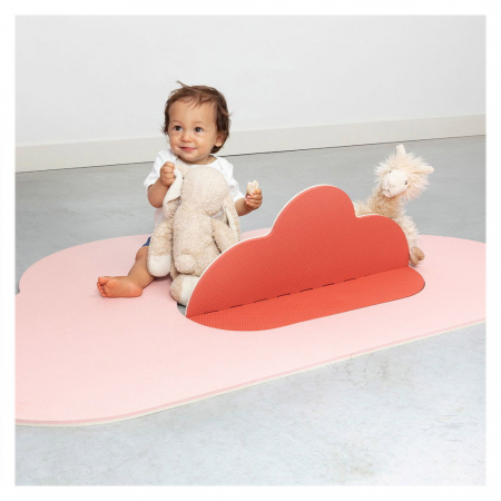 Saltea de joaca din spuma, Norisorul roz, 145 cm [3]
