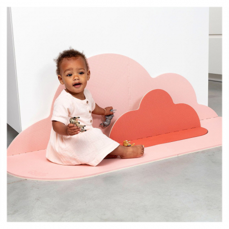 Saltea de joaca din spuma, Norisorul roz, 145 cm [2]