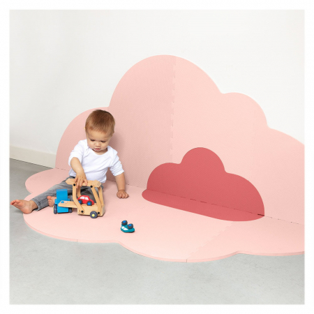 Saltea de joaca din spuma, Norisorul roz, 175 cm [1]