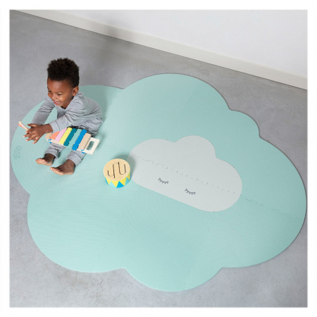 Saltea de joaca din spuma, Norisorul verde, 175 cm [4]