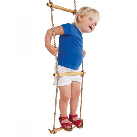 Scara cu trepte de lemn PP 2,5 m (1,80 m) 5 trepte [10]