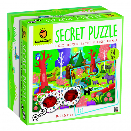 Jucarii Educative - Secret Puzzle - Padurea
