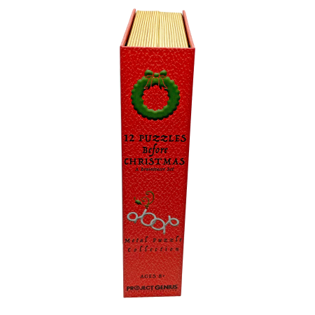 Set 12 jocuri logice IQ din metal de Craciun - 12 Puzzles Before Christmas [7]