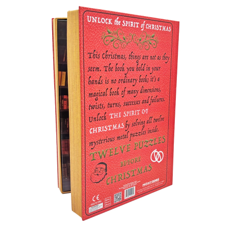 Set 12 jocuri logice IQ din metal de Craciun - 12 Puzzles Before Christmas [6]