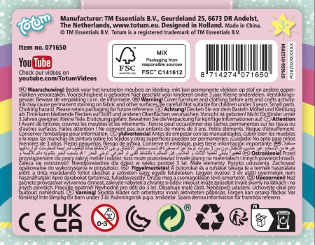 Set 12 stampile cu unicorni cu tus propriu [8]