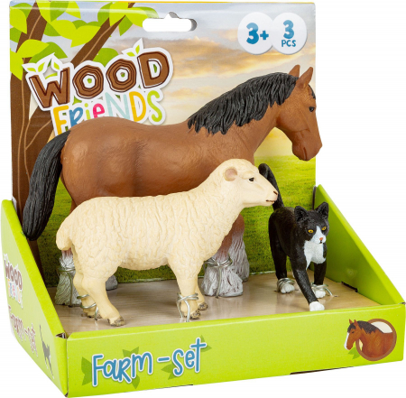 Set 3 figurine Animale de la Ferma [1]