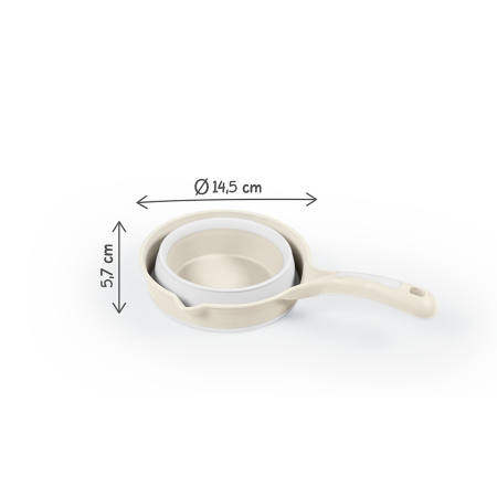 Set 3 in 1 cu cadita pliabila - Bej [4]