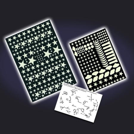 Set 350 abtibilduri reflectorizante - Stele [1]