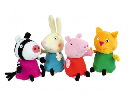 Set 4 Plusuri Jemini 17cm Peppa Pig Si Prietenii [3]