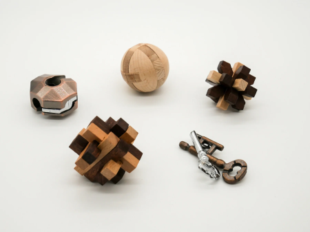 Set 5 jocuri logice IQ inspirate din civilizații antice - Curated Collection [1]