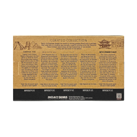 Set 5 jocuri logice IQ inspirate din civilizații antice - Curated Collection [8]