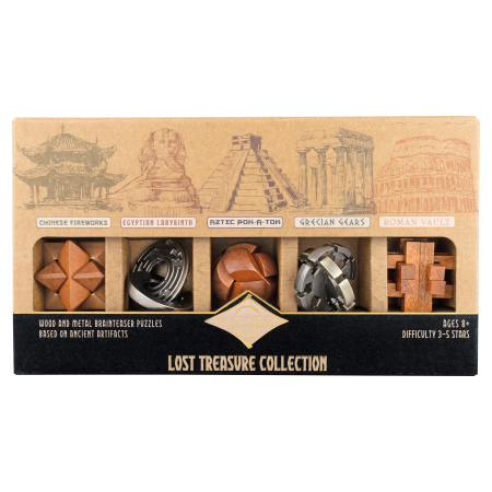 Set 5 jocuri logice IQ inspirate din civilizatii antice - Lost Treasure Collection [9]