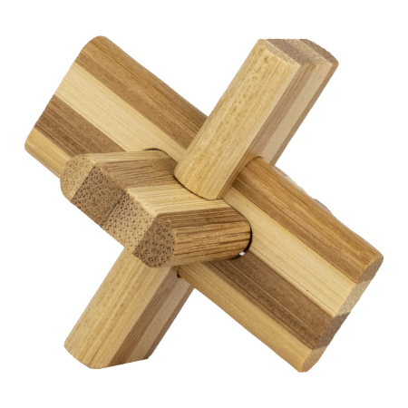 Set 6 jocuri logice IQ din bambus - Ecological 6 Pack [6]