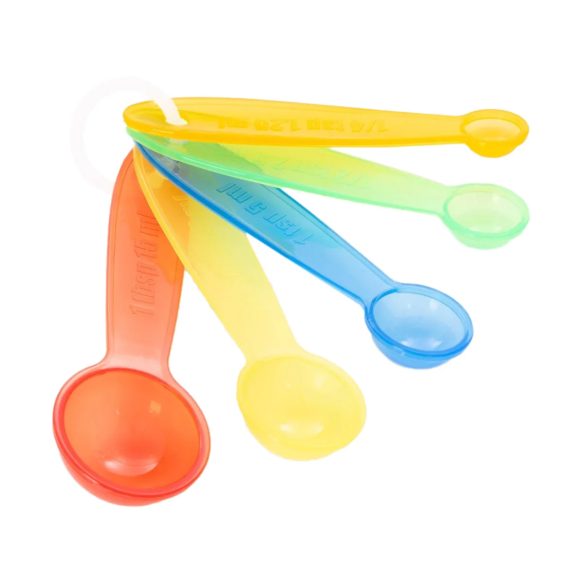 Jucarii 0-2 ani - Set 6 linguri colorate pentru masurare