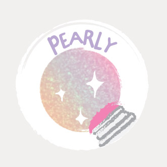 Set 8 carioci lavabile Dots 4 Fun - culori perlate [12]