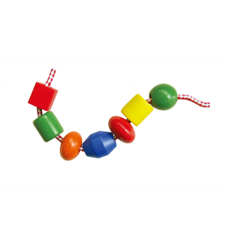 Set 90 de margele din lemn de insirat, Viga [1]