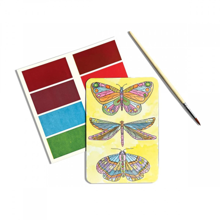 Set artistic cu acuarele DIY - Scenic Hues - Aventura in padure [3]