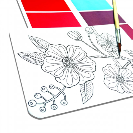 Set artistic cu acuarele DIY - Scenic Hues - Flori și grădini [4]