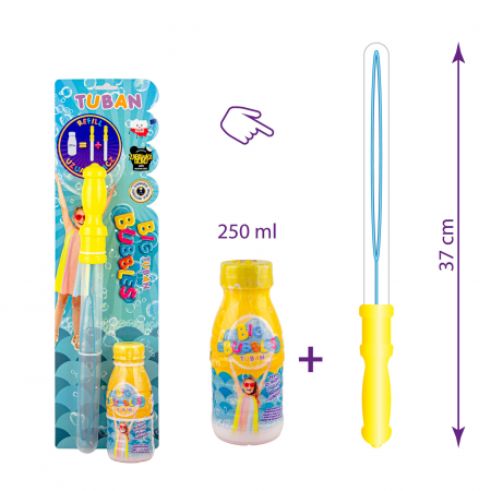 Jucarii creative - Set Baloane de sapun gigante - accesoriu sabie + solutie 250 ml
