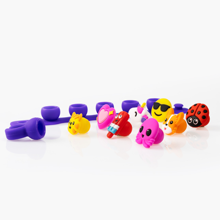 Set Brățară si inel cu talismane pop-it Plip Charms [10]
