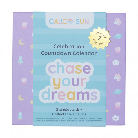 Bijuterii fantezie - Set cadou bratara si charmuri - Calendar pentru sarbatorit evenimente Chase Your Dream