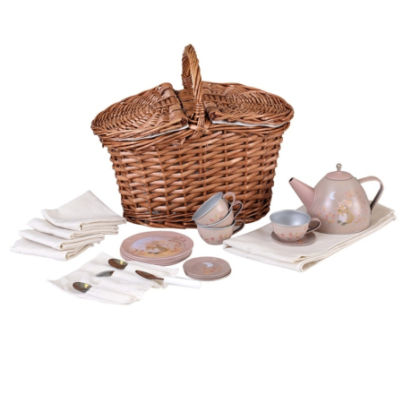 Bucatarii - Set ceai in cos picnic Soricelul, Egmont Toys