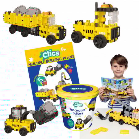 Set Clics de construit vehicule de constructie 5 in 1 [3]