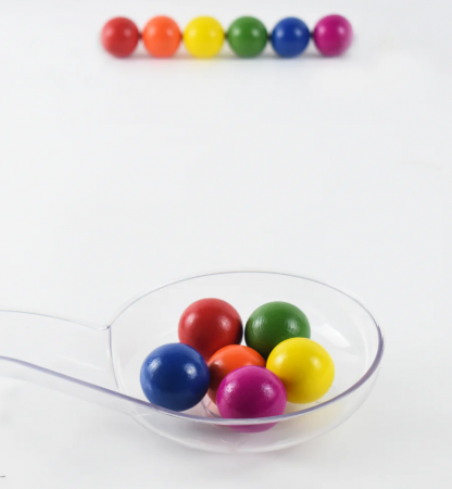 Set bile lemn pentru circuitul cu bile Magbrix Marble Run [2]