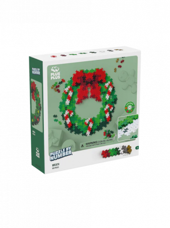 Cadouri Fete - Set constructie Plus-Plus, 500 piese mici, Coronita Craciun