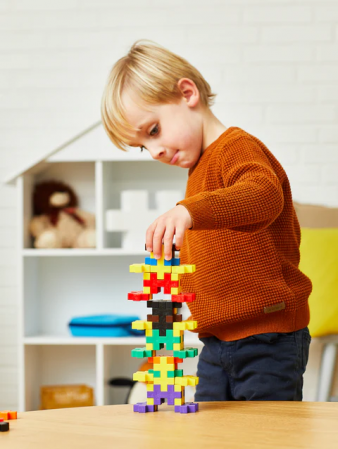 Set constructie Plus-Plus, 60 piese mari, Invata sa construiesti [2]