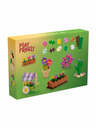 Set constructie Plus-Plus, 600 piese, Invata sa construiesti - Florarie [6]