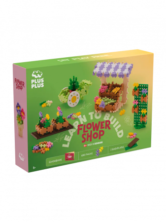 Set constructie Plus-Plus, 600 piese, Invata sa construiesti - Florarie [7]