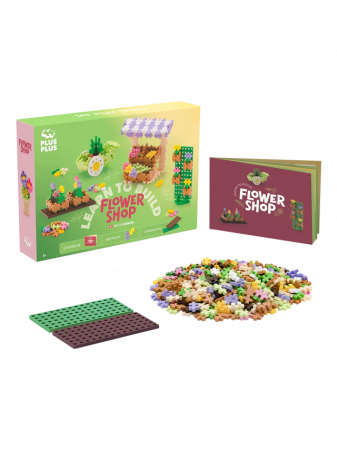 Set constructie Plus-Plus, 600 piese, Invata sa construiesti - Florarie [5]