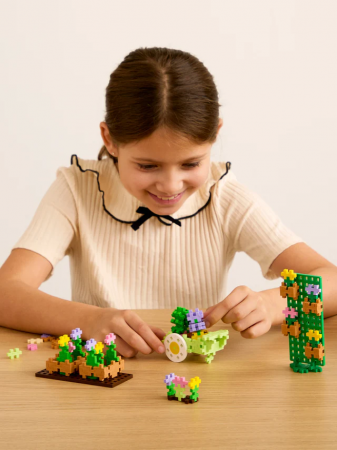 Set constructie Plus-Plus, 600 piese, Invata sa construiesti - Florarie [2]