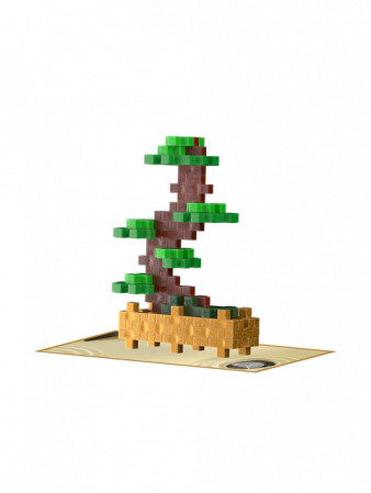 Set constructie Plus-Plus, PLANTE - Bonsai verde [2]