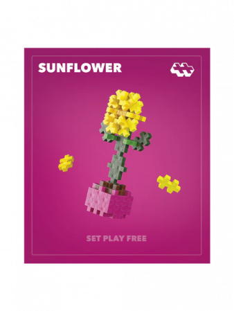 Cadouri copii Paste - Set constructie Plus-Plus, PLANTE - Floarea soarelui