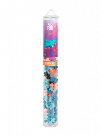 Seturi Constructie - Set constructie Plus-Plus, tub 100 piese, Diavol de mare