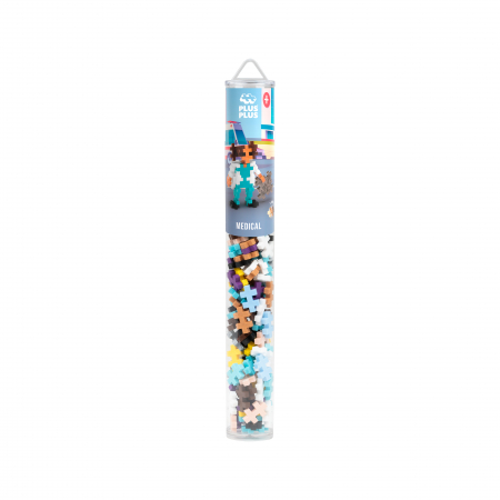Seturi Constructie - Set constructie Plus-Plus, tub 100 piese, Doctor